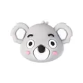 Simpatiche perle in silicone a forma di koala 3D per gioielli fai-da-te e neonati - Testa di Koala Grigio 3D