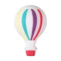 3D silicone hot air balloon bead with colorful stripes for DIY phone chain and accessories - 3D Rose Red Hot Air Balloon