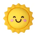 Cute 3D yellow sun silicone beads for DIY jewelry making and bracelet accessories - 3D Sun