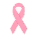 Cuenta de silicona de lazo rosa para hacer joyas DIY y accesorios de concienciación - Cinta Rosa