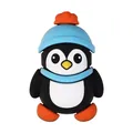 Schattige 3D siliconen pinguïnkraal voor doe-het-zelf pennen en winterse accessoires - 3D Winter Pinguïn