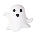 Perle en silicone fantôme blanc souriant pour la création de bijoux DIY d'Halloween - Fantôme Blanc 3D
