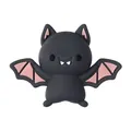 DIY Halloween cartoon bat bead made of black and pink silicone for creative crafts - 3D Bat