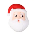 Perlina in silicone 3D Babbo Natale per gioielli fai da te e decorazioni natalizie - Testa di Babbo Natale 3D