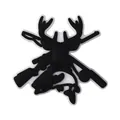 DIY Silikonperle mit Geweih, Gewehren und Fischmotiv für Jagd- und Angelzubehör - Hirschjagd
