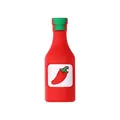 Perlina in silicone 3D a forma di bottiglia di salsa piccante rossa per gioielli fai da te - Salsa al Peperoncino 3D