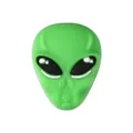 Creatieve 3D groene alien siliconen kraal voor DIY armbanden en bedeltjes met grote ogen - Groene Buitenaards Hoofd