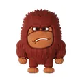 3D cartoon bigfoot siliconen bedeltje in donkerbruin rood voor DIY-sieraden - Bruine Bigfoot