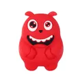Niedliche rote Monster 3D Silikonperle für DIY Stifte und Cartoon Schmuckzubehör - 3D Rotes Monster