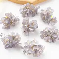 DIY Artificial lavender hydrangea silk flower heads for wedding floral arrangements - Light Gray