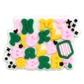 Colorful In My Pickleball Era PVC charm for clogs and bags with vibrant sport design - Pickleball Era Text (DH6)