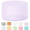 Glitter silicone cup boot for Stanley tumblers in various sparkly translucent colors - Purple Glitter