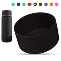 Protective black silicone boot for Stanley tumbler and water bottle with multi-color options - Black