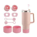 Set di accessori rosa per tazza Stanley con copri cannuccia e tappi a prova di perdite - Rosa