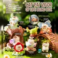 Cute Siamese Cat Resin Figurine with Magnetic Feature for Desktop or Fridge Decor - 1244-24 The Flourishing Life Box 6 / Full Box Set