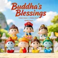 Lot de 7 figurines Bouddha de collection avec 6 modèles de base et 1 caché - Série Bouddha Bénit Tous les Êtres / Boîte de Set Complet (Set de 6)