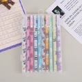 Ten-color gel pen set with cartoon panda prints in a transparent storage box - Panda Series Color Ink