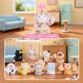 Cartoon cat blind box figures set including 8 regular styles and 1 hidden style - Treasure Emotional Meow Series - Whole Box 8pcs (A139)