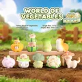 Vegetable Fairy series cat figurines with pumpkin and cabbage themes in farmhouse setting - -495 Vegetable Cat's World Box 8 / Random One
