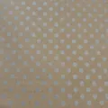 Brown kraft gift wrapping paper with elegant silver foil polka dots pattern - Silver Dots