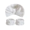 Headband And Wristbands Set White
