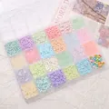 24-grid jewelry organizer with macaron-colored beads for DIY bracelets and necklace crafts - Macaron Series