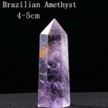 Natuurlijk 4-5cm Braziliaanse amethist kristallen punt met paarse insluitingen - Braziliaanse Amethist Kolom