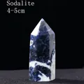 Punta di cristallo Sodalite blu naturale, pietra levigata 4-5cm per meditazione - Pilastro di Sodalite