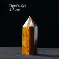 Polished Tiger's Eye crystal hexagonal point tower gemstone specimen 4-5cm height - Tiger's Eye / 4-5cm