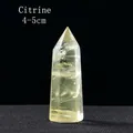 Polished natural citrine hexagonal crystal point with internal textures, 4-5cm size - Citrine / 4-5cm