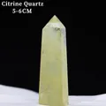 Citrine crystal wand with hexagonal point and natural ice cracks, size 5-6cm - Citrine / 5-6cm