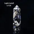Polished natural arfvedsonite hexagonal crystal point stone with blue flashes, 6-7cm - Arfvedsonite (6-7cm)