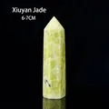 Natural light yellow-green Xiuyu Jade crystal point hex pillar ornament 6-7cm tall - Xiuyu Jade (6-7cm)