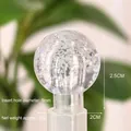 Transparent 2.5cm crystal ball accessory with inner bubbles and 5mm hole for Christmas lights - 2CM Bubble Ball (5mm Socket)