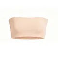 Reggiseno a fascia color carne senza cuciture in tessuto traspirante elasticizzato - XS / Nudo