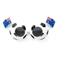 Lunettes de soleil de football avec drapeaux australiens pour supporter de sport - Australie