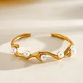 Pulsera - Oro - Perla (ecológica)