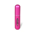 Portable 5ml bottom-fill perfume atomizer in bright hot pink aluminum shell - 5ml / Rose Pink