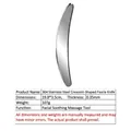 Crescent-shaped 304 stainless steel gua sha tool for muscle relief 19.8x3.5cm - Crescent Fascia Knife