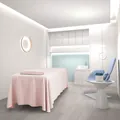 Minimalist light pink beauty salon bed cover set with matching pillow for spa massage beds - Champagne Pink Skin-friendly Cotton / Large Bedspread: For 190*80cm Beds