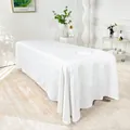 Minimalist white beauty bed cover with circular breathing hole for salon massage use - Large Thickened Milk Velvet Bedspread (With Breath Hole) / Pure White