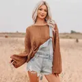 Women's light blue distressed denim overalls shorts with fringe and ripped details - S / Light Blue