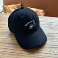 Gorra de béisbol negra para niños de algodón con bordado de Shiba Inu y frase Ready Go - Talla Ajustable Niños / Negro
