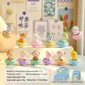 Set of 12 zodiac cat tumbler resin figurines in macaron colors for home decor - 219 Chinese Zodiac Tumbler Box 12 / Random