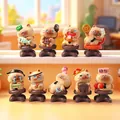 Cat desk ornaments collection featuring 8 regular and 1 hidden edition office theme resin figures - Class A005 Cat Is In This Box 8 / Random