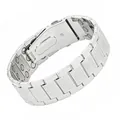 Silver magnetic therapy bracelet with vintage dragon pattern and double-row magnets - Patterned Three-Row Large Version Silver