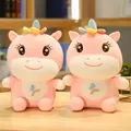 Pink unicorn plush toys with rainbow embroidery and soft horns for home decor - Rainbow Cow 30cm / Price And Color Are Random For Single Pieces Around 40cm In Length.