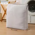 Sacco da bucato XL a maglia fine per maglioni, 50x60x10cm con manico robusto - Setaccio A Maglia Fine Da 70 G Grande Formato (40*50*10 Cm)