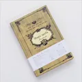 Vintage European style magic book hardcover notebook with intricate vine patterns in yellow - A5 / Yellow