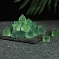 Natural green fluorite octahedron crystals for home decor and handmade accessories - Green Fluorite Octahedron (Small - Pack)